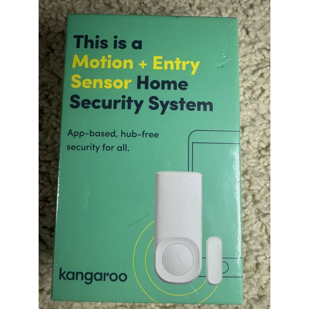 Kangaroo Motion + Entry Sensor Wireless Home Security System **SEALED**